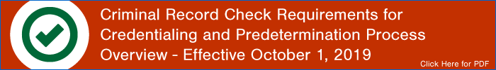 OEMS CRC Requirements HB 770 and Predetermination Process Overview